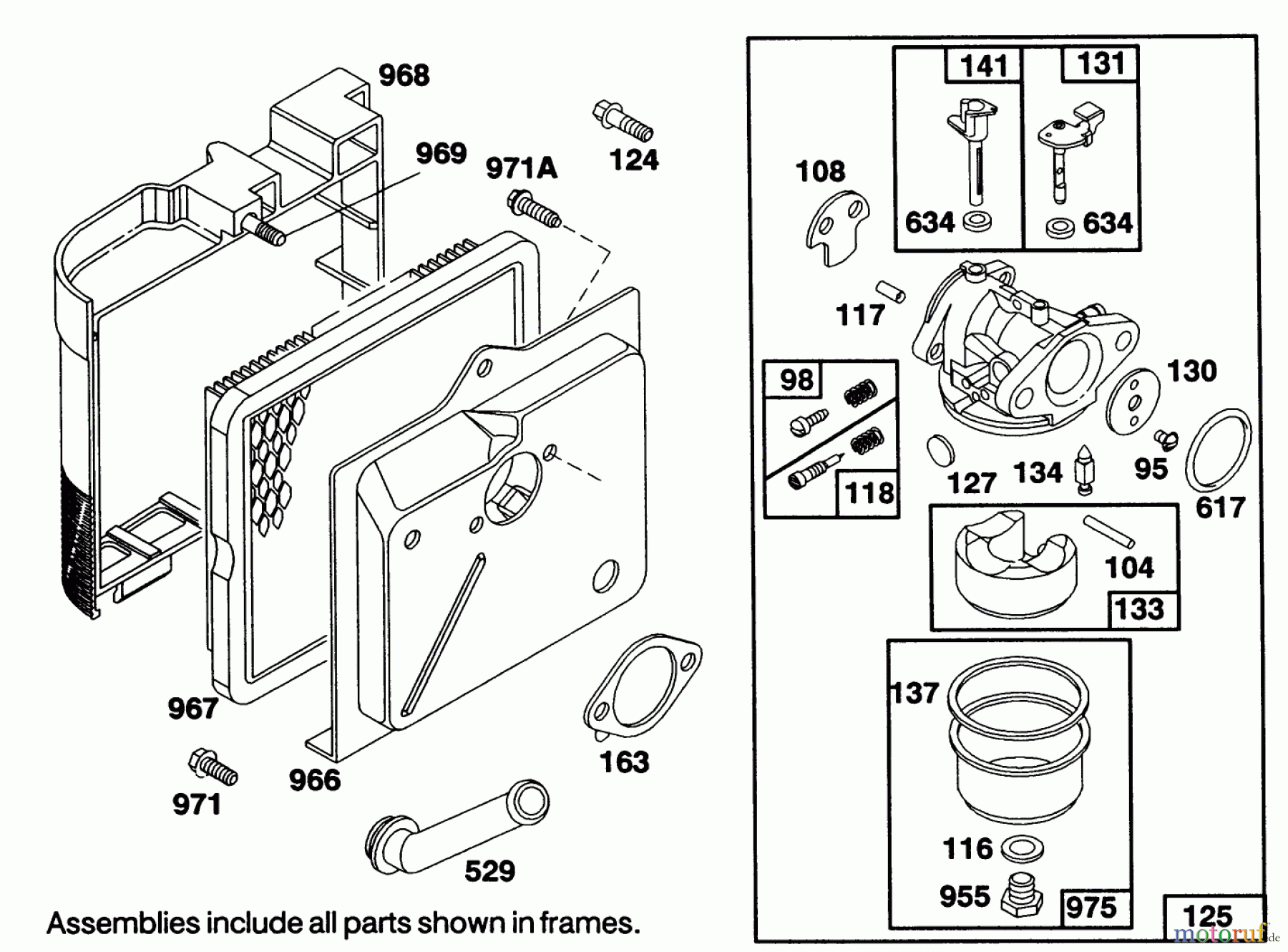 Toro Neu Mowers, Walk-Behind Seite 1 20218 - Toro Lawnmower, 1992 (2000001-2999999) ENGINE BRIGGS & STRATTON MODEL 124702-3115-01 #3
