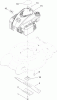 Toro 20323 - 20" Mulching/Rear Bagging Lawn Mower, 2012 (SN 312000001-312999999) Ersatzteile ENGINE AND BLADE ASSEMBLY