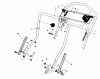 Toro 20328B - Lawnmower, 1992 (2000001-2999999) Ersatzteile HANDLE ASSEMBLY