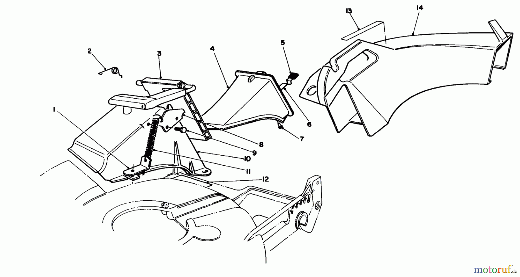  Toro Neu Mowers, Walk-Behind Seite 1 20329 - Toro Lawnmower, 1992 (2000001-2999999) RECYCLER SIDE DISCHARGE KIT MODEL NO. 59189 (OPTIONAL)