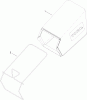 Toro 20331 - 22" Recycler Lawn Mower, 2011 (311000001-311999999) Ersatzteile REAR BAG ASSEMBLY