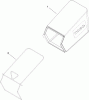 Toro 20331C - 22" Recycler Lawn Mower, 2009 (290000001-290999999) Ersatzteile REAR BAG ASSEMBLY
