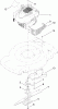 Toro 20332 - 22" Recycler Lawn Mower, 2010 (310000001-310999999) Ersatzteile ENGINE AND BLADE ASSEMBLY