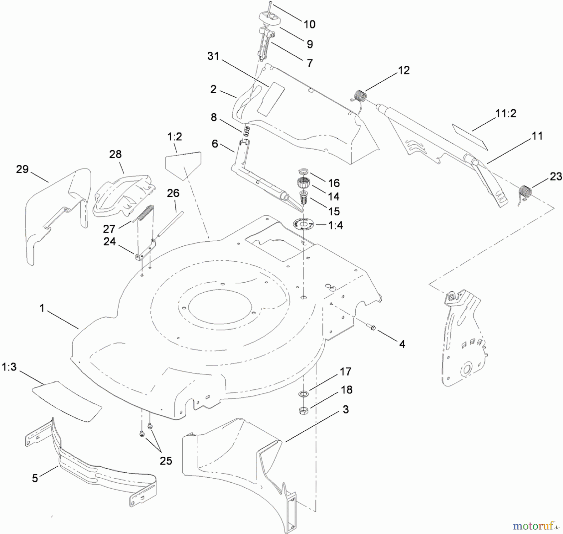 Toro Neu Mowers, Walk-Behind Seite 1 20334 - Toro 22