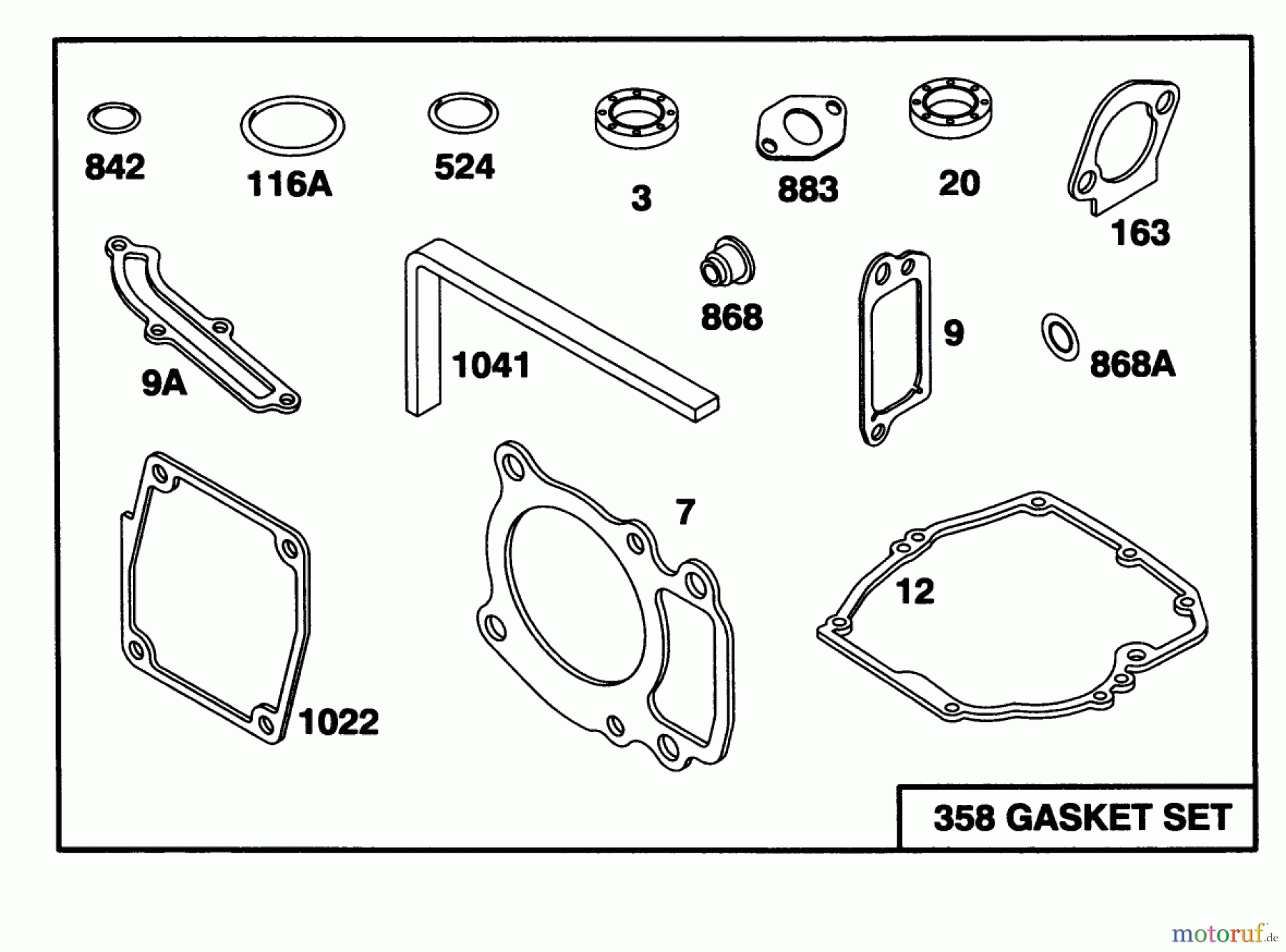 Toro Neu Mowers, Walk-Behind Seite 1 20439WF - Toro Lawnmower, 1993 (39000001-39999999) ENGINE GTS-150 #1