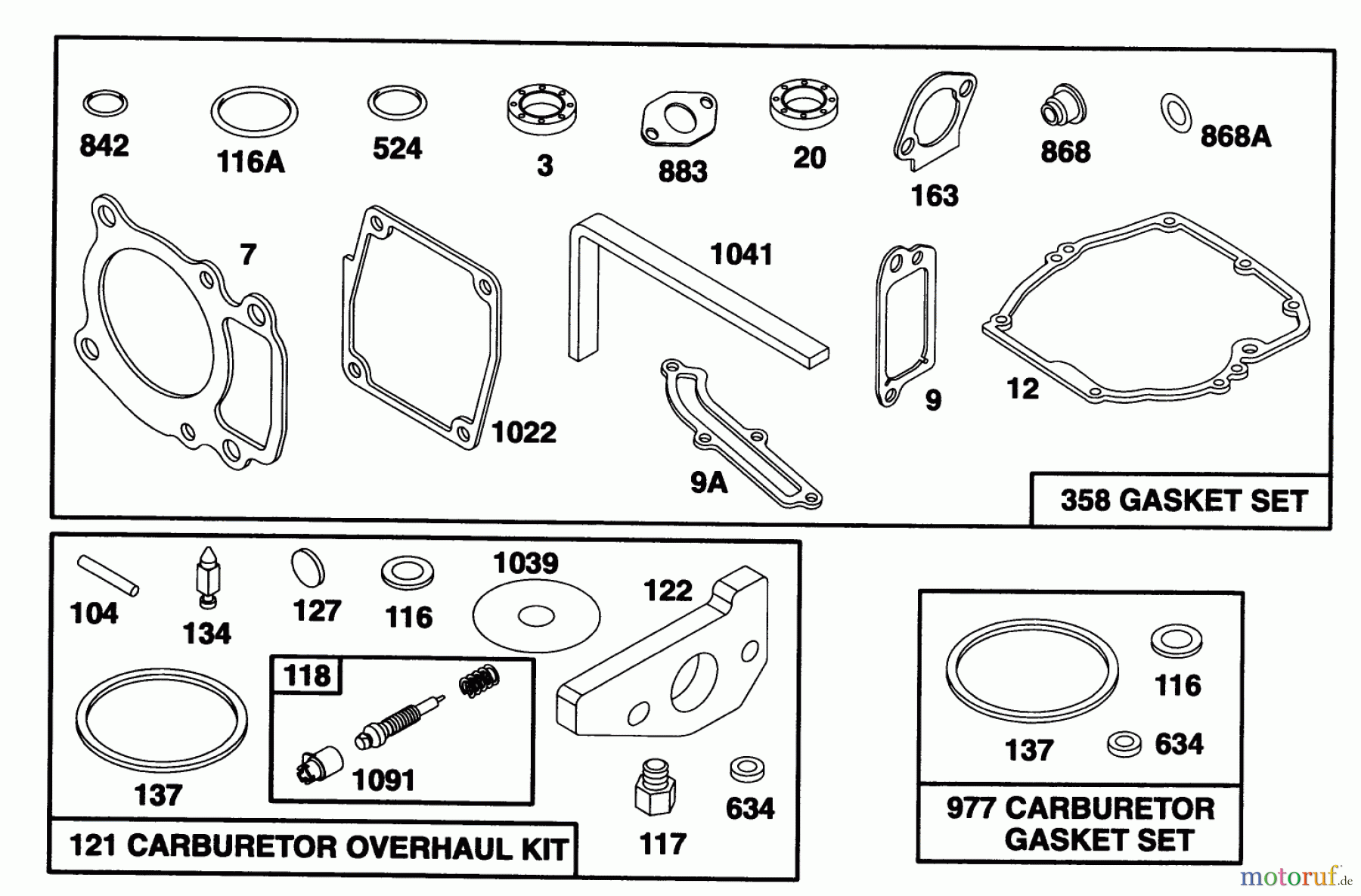 Toro Neu Mowers, Walk-Behind Seite 1 20466 - Toro Super Recycler Lawnmower, 1995 (5900001-5999999) ENGINE GTS 150 (MODEL NO. 20465 ONLY)(MODEL NO. 97772-0310-A2) #8