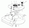 Toro 20474 - Guardian Lawnmower, 1975 (5000001-5999999) Ersatzteile ENGINE ASSEMBLY MODEL NO. 21610
