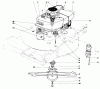 Toro 20696 - Lawnmower, 1976 (6000001-7999999) Ersatzteile ENGINE ASSEMBLY (MODEL 20696)