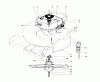 Toro 20644 - Lawnmower, 1977 (7000001-7999999) Ersatzteile ENGINE ASSEMBLY (MODEL NO. 20517)