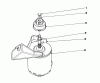 Toro 20644 - Lawnmower, 1977 (7000001-7999999) Ersatzteile STARTER MOTOR (MODEL NO. 20644 AND 20657)