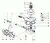 Toro 20550 - Lawnmower, 1975 (5000001-5999999) Ersatzteile GEAR CASE ASSEMBLY