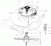 Toro 20562 - Lawnmower, 1977 (7000001-7999999) Ersatzteile ENGINE ASSEMBLY (MODEL NO. 20562)