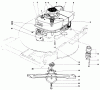 Toro 20562 - Lawnmower, 1977 (7000001-7999999) Ersatzteile ENGINE ASSEMBLY (MODEL NO. 20673)