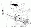 Toro 20562 - Lawnmower, 1977 (7000001-7999999) Ersatzteile FRONT WHEEL AND PIVOT ARM ASSEMBLY