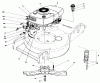 Toro 20574 - Lawnmower, 1986 (6000001-6999999) Ersatzteile ENGINE ASSEMBLY
