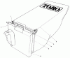 Toro 20586 - Lawnmower, 1989 (9000001-9999999) Ersatzteile GRASS BAG ASSEMBLY NO. 11-4949