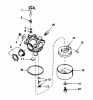 Toro 20586C - Lawnmower, 1988 (8000001-8999999) Ersatzteile CARBURETOR NO. 632098