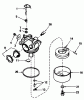 Toro 20588 - Lawnmower, 1986 (6000001-6999999) Ersatzteile CARBURETOR NO. 632098