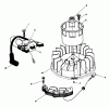 Toro 20624 - Lawnmower, 1988 (8000001-8999999) Ersatzteile MAGNETO & FLYWHEEL ASSEMBLY (MODEL NO. VMH7)