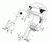 Toro 20628C - Lawnmower, 1988 (8000001-8999999) Ersatzteile HANDLE ASSEMBLY