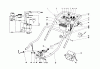 Toro 20673 - Lawnmower, 1976 (6000001-6999999) Ersatzteile HANDLE ASSEMBLY