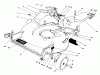 Toro 20692C - Lawnmower, 1989 (9000001-9999999) Listas de piezas de repuesto y dibujos HOUSING ASSEMBLY