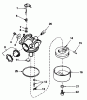 Toro 20695 - Lawnmower, 1987 (7000001-7999999) Ersatzteile CARBURETOR NO. 632098