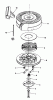 Toro 20695 - Lawnmower, 1987 (7000001-7999999) Ersatzteile REWIND STARTER N0. 590635
