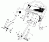 Toro 20718C - Lawnmower, 1985 (5000001-5999999) Ersatzteile HANDLE ASSEMBLY