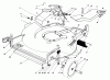 Toro 20747C - Lawnmower, 1986 (6000001-6999999) Ersatzteile HOUSING ASSEMBLY