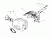 Toro 20747C - Lawnmower, 1988 (8000001-8999999) Ersatzteile MUFFLER ASSEMBLY (MODEL NO. 47PG6 & 47PG7)