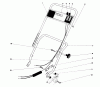 Toro 20750 - Lawnmower, 1978 (8000001-8999999) Ersatzteile HANDLE ASSEMBLY