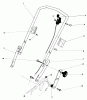 Toro 20762 - Lawnmower, 1984 (4000001-4999999) Ersatzteile HANDLE ASSEMBLY