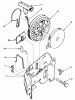 Toro 20762 - Lawnmower, 1984 (4000001-4999999) Ersatzteile REWIND STARTER N0. 590531