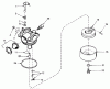 Toro 20771 - Lawnmower, 1983 (3000001-3999999) Ersatzteile CARBURETOR ASSEMBLY NO. 632050A