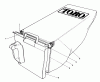 Toro 20780C - Lawnmower, 1988 (8000001-8999999) Ersatzteile GRASS BAG ASSEMBLY NO. 12-8859