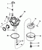 Toro 20782C - Lawnmower, 1985 (5000001-5999999) Ersatzteile CARBURETOR NO. 632098