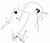 Toro 20782C - Lawnmower, 1986 (6000001-6999999) Ersatzteile HANDLE ASSEMBLY