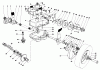 Toro 20790 - Lawnmower, 1981 (1000001-1999999) Ersatzteile GEAR CASE ASSEMBLY