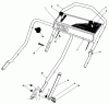 Toro 20810 - Lawnmower, 1983 (3000001-3999999) Ersatzteile HANDLE ASSEMBLY