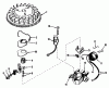 Toro 21666 - Whirlwind Lawnmower, 1970 (0000001-0033908) Ersatzteile MAGNETO NO. 610772