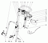 Toro 21738 - Whirlwind Lawnmower, 1981 (1000001-1999999) Ersatzteile HANDLE ASSEMBLY