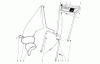 Toro 21900 - Whirlwind Lawnmower, 1973 (3000001-3999999) Ersatzteile HANDLE ASSEMBLY