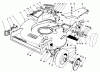 Toro 22020 - Lawnmower, 1985 (5000001-5999999) Ersatzteile HOUSING ASSEMBLY (MODEL 22015)