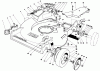 Toro 22015 - Lawnmower, 1986 (6000001-6999999) Ersatzteile HOUSING ASSEMBLY (MODEL 22015)