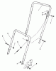 Toro 22025C - Lawnmower, 1987 (7000001-7999999) Ersatzteile HANDLE ASSEMBLY