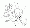 Toro 22025C - Lawnmower, 1989 (9000001-9999999) Ersatzteile GAS TANK ASSEMBLY
