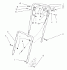 Toro 22026 - Side Discharge Mower, 1999 (9900001-9999999) Listas de piezas de repuesto y dibujos HANDLE ASSEMBLY