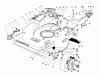 Toro 22035 - Lawnmower, 1986 (6000001-6999999) Listas de piezas de repuesto y dibujos HOUSING ASSEMBLY (MODEL 22035)