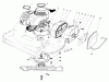 Toro 22035 - Lawnmower, 1988 (8000001-8002989) Ersatzteile ENGINE ASSEMBLY (MODEL 22035)